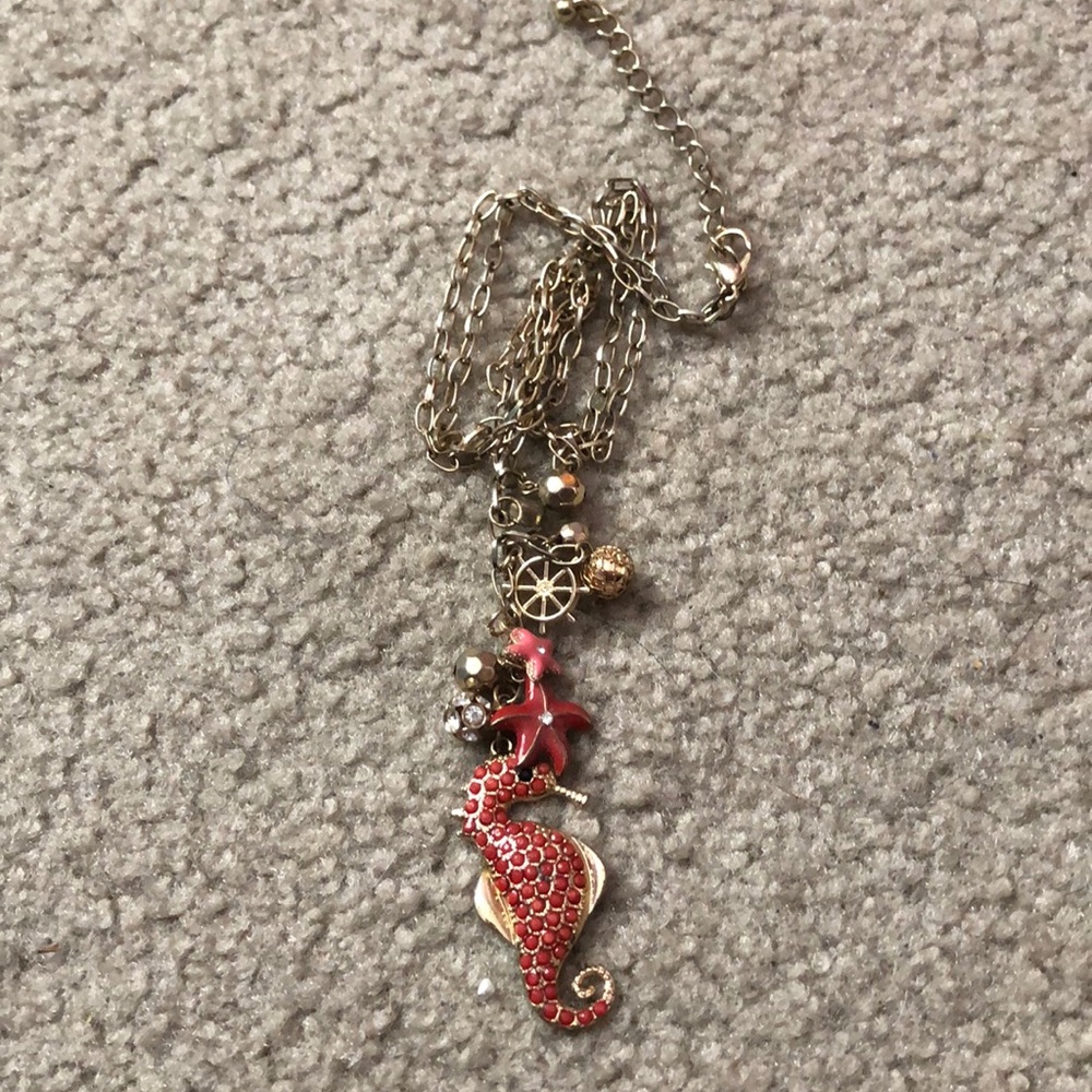 Long Seahorse Necklace